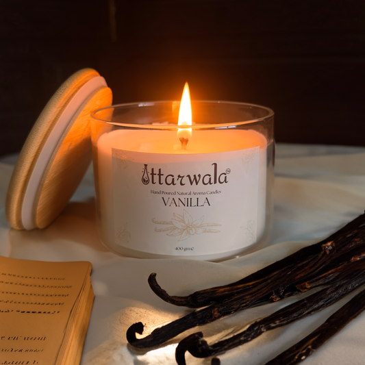 Vanilla Hand-Poured Aroma Candle